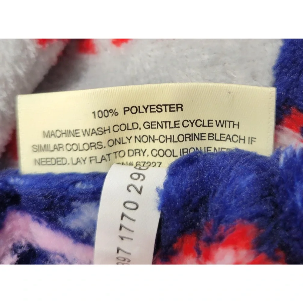 Bobbie Brooks Sleepwear Pants Womens Large Fleece Snowflake Hearts Winter Pajama